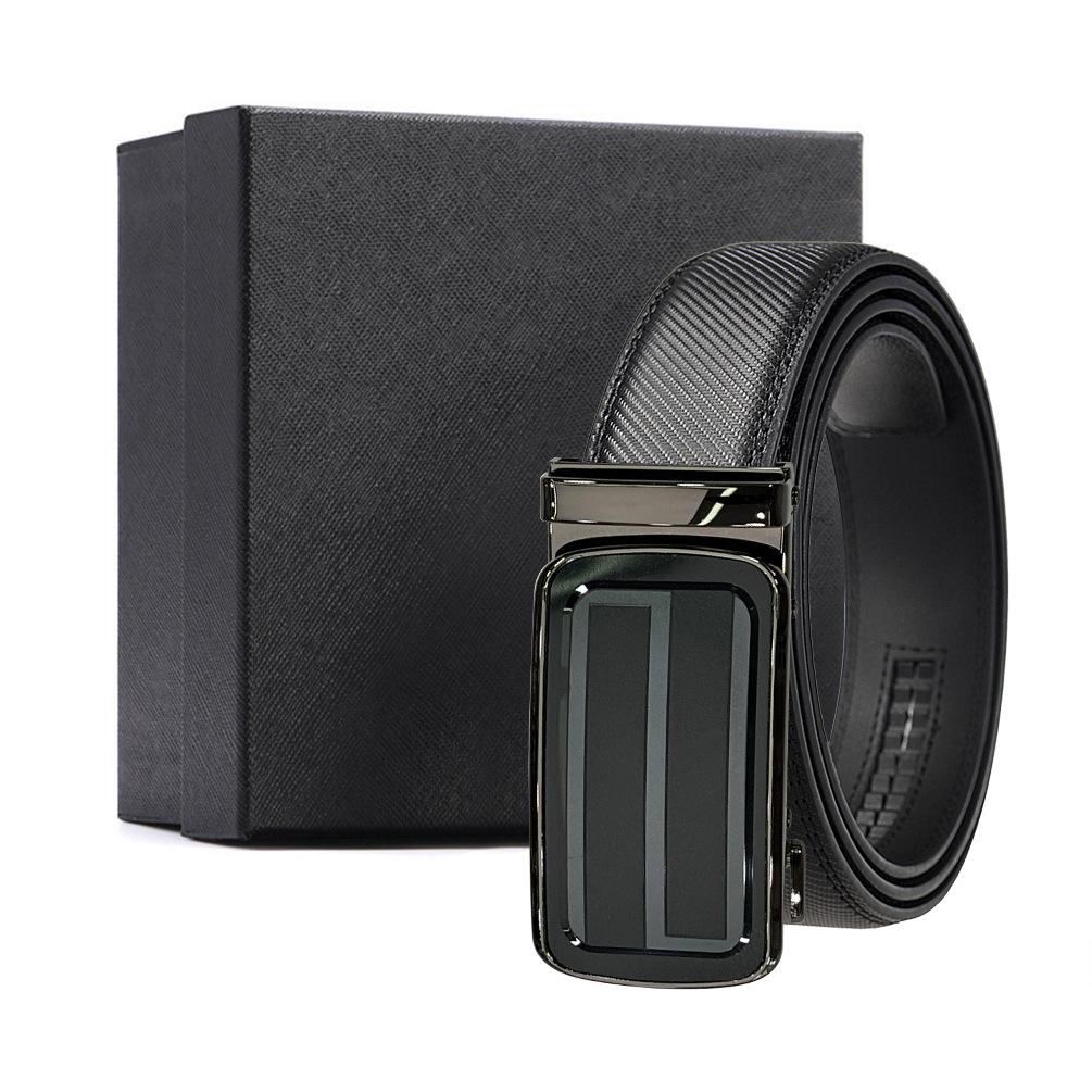 Genuine leather black two-layer cowhide automatic buckle belt cowhide belt 110-130CM
Genuine leather black two-layer cowhide automatic buckle belt cowhide belt 110-130CM