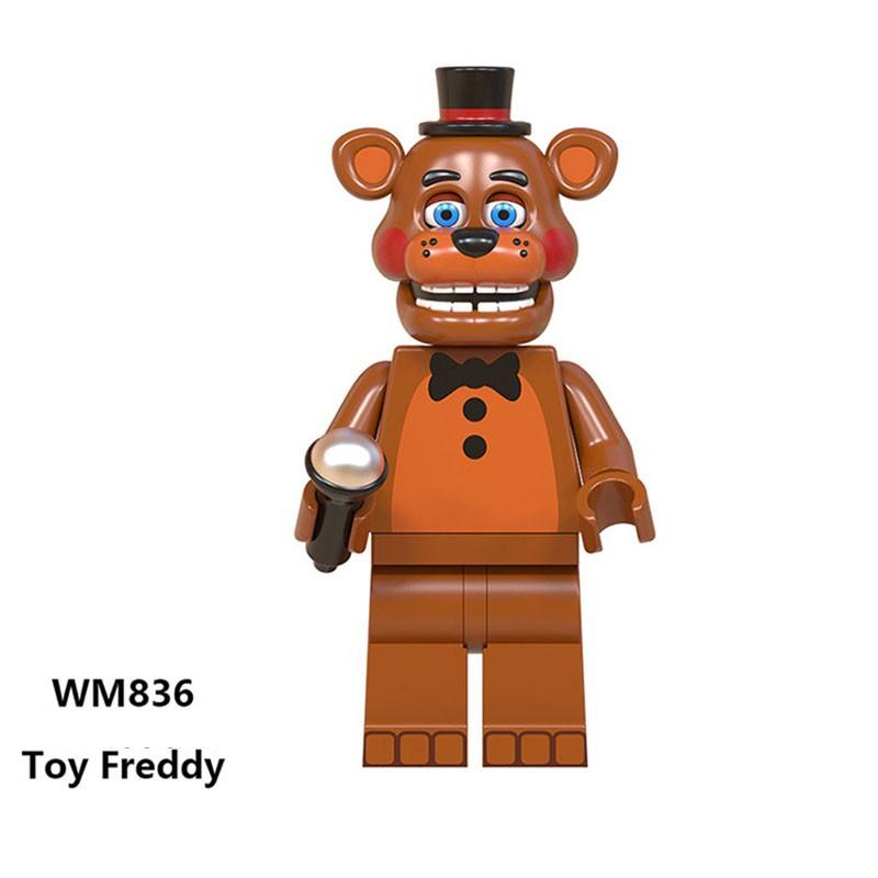 Серія FNAF Сумісні Мініфігурки Fazbear / Bonnie / Chica / Foxy / Freddy Для Дитячих Іграшок 1198#
Серія FNAF Сумісні Мініфігурки Fazbear / Bonnie / Chica / Foxy / Freddy Для Дитячих Іграшок 1198#