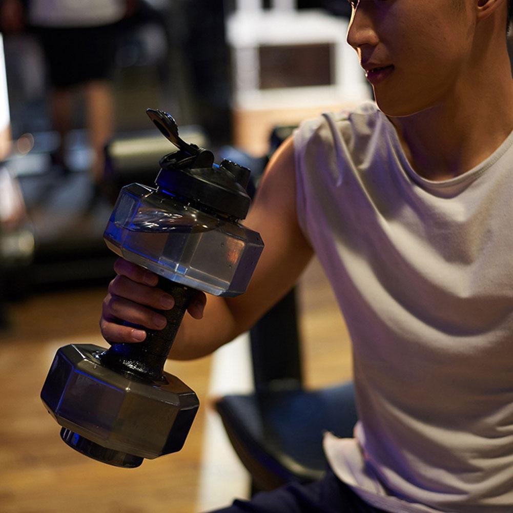 550mL/2600mL PET Sport Water Bottle Dumbbell Shaped Kettle Outdoor Indoor Fitness Cycling Water Bottle Water Drinks Accessories
550mL/2600mL PET Sport Water Bottle Dumbbell Shaped Kettle Outdoor Indoor Fitness Cycling Water Bottle Water Drinks Accessories