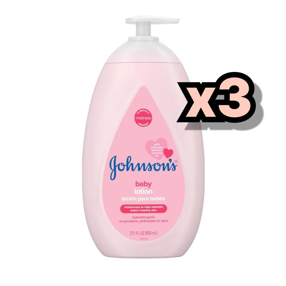 Johnson s Baby Lotion Moisturizing Mild Pink 800ml, 3 pieces
Johnson s Baby Lotion Moisturizing Mild Pink 800ml, 3 pieces