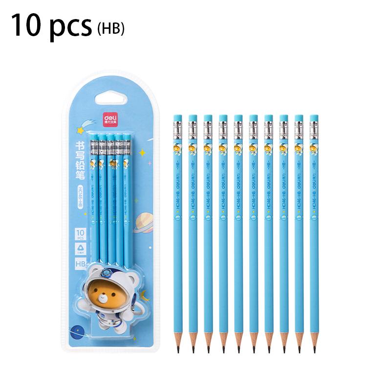 Deli 10pcs HB Triangular Wooden Pencils Cute Pencils Art Sketch Painting Drawing Pencils Gift School&Office Supplies Stationery
Deli 10pcs HB Triangular Wooden Pencils Cute Pencils Art Sketch Painting Drawing Pencils Gift School&Office Supplies Stationery