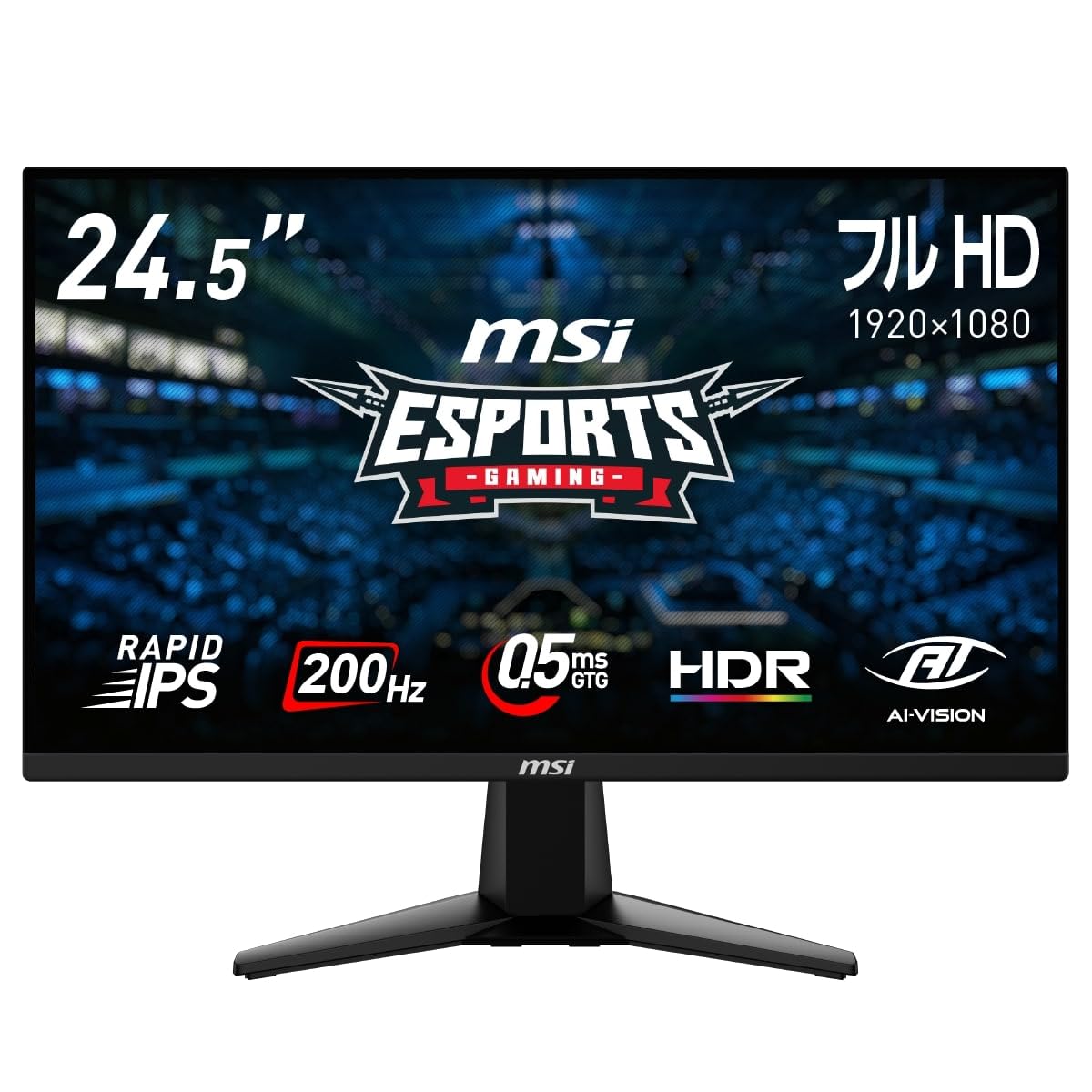 MSI Gaming Monitor MAG 255F E20 24.5 inchFull HDRAPID IPS Panel200Hz0.5ms(GTG)Adaptive-SyncHDRHDMI 2.0bDP1.2aVESA100Manufacturer s 3-year warranty
MSI Gaming Monitor MAG 255F E20 24.5 inchFull HDRAPID IPS Panel200Hz0.5ms(GTG)Adaptive-SyncHDRHDMI 2.0bDP1.2aVESA100Manufacturer s 3-year warranty