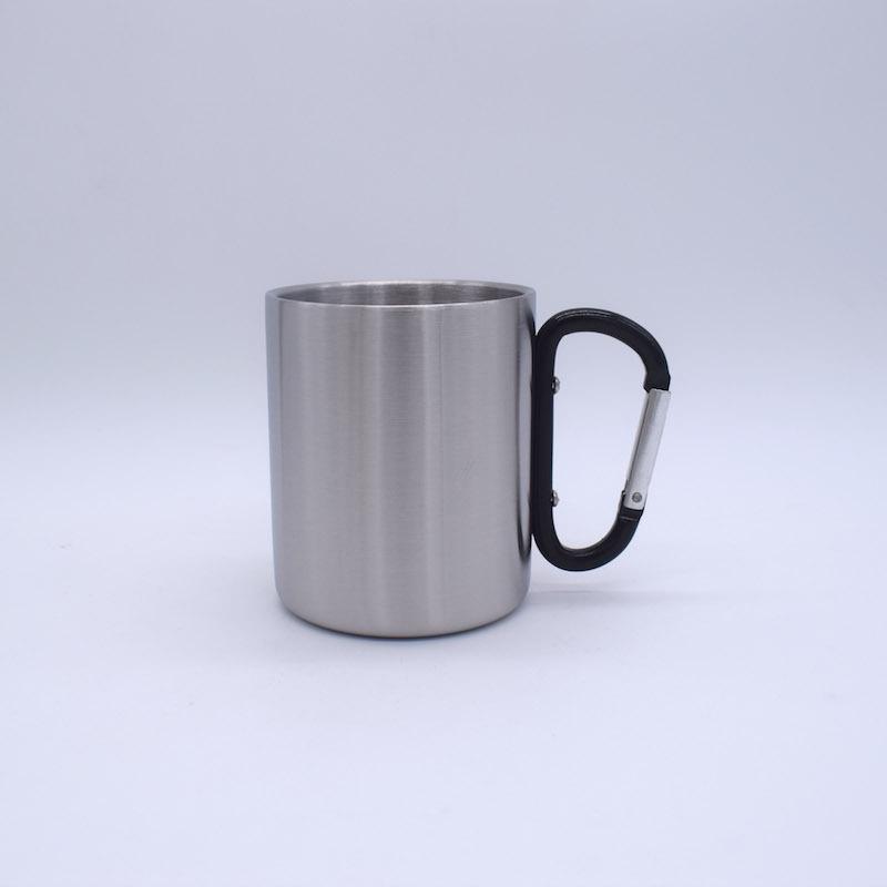 Camping Stainless Steel Carabiner Coffee Cup - Portable, Double-Layer, Available in Large and Small Sizes for Outdoor Sports 220ml чорний
Camping Stainless Steel Carabiner Coffee Cup - Portable, Double-Layer, Available in Large and Small Sizes for Outdoor Sports 220ml чорний