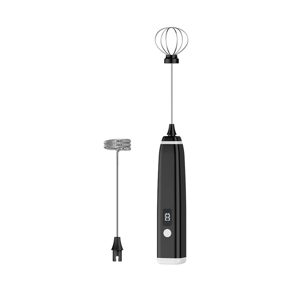Digital Display Electric Milk Frother Wireless Milk Foam Maker Manual Cream Blender Baking чорний
Digital Display Electric Milk Frother Wireless Milk Foam Maker Manual Cream Blender Baking чорний