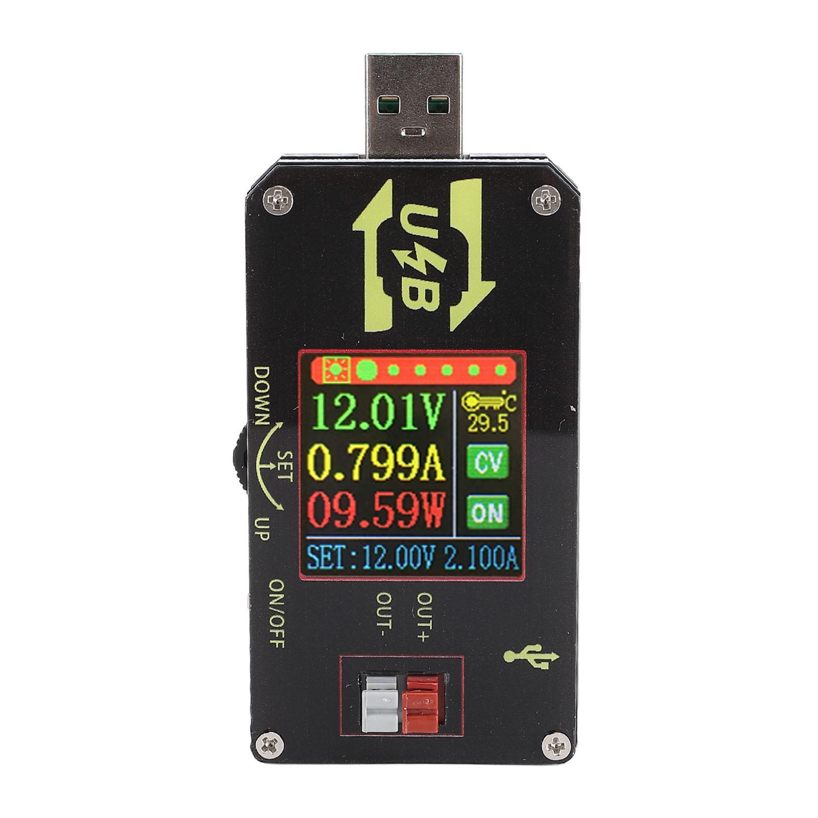 USB C Power Meter 1.44 Inch LCD Color Screen Voltage Current Load Tester DC3.515V Input
USB C Power Meter 1.44 Inch LCD Color Screen Voltage Current Load Tester DC3.515V Input