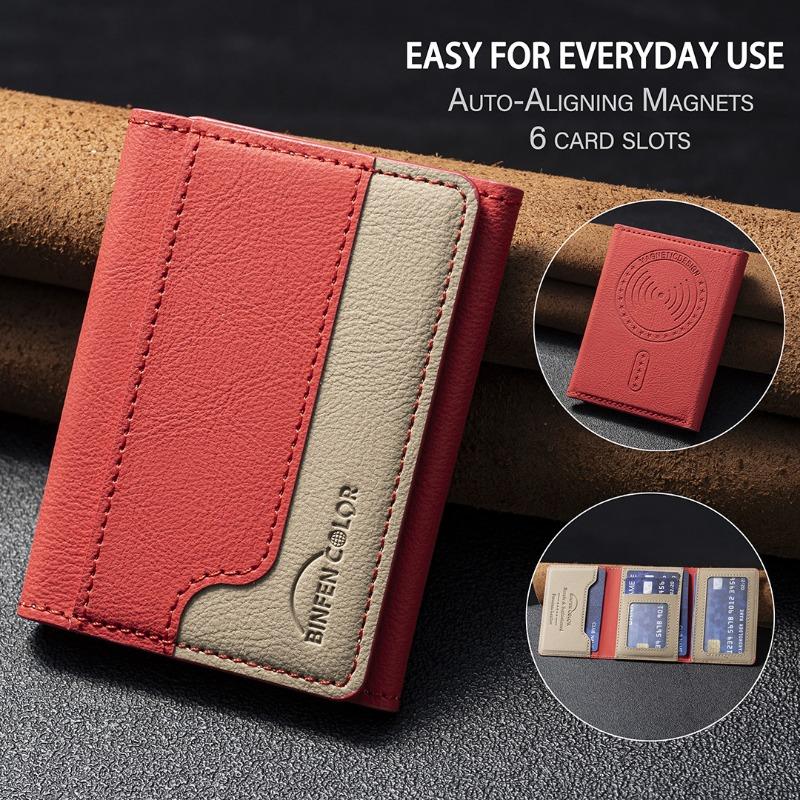 Three-fold Magnetic Wallet Card Holder Magnetic Wallet Back Suction Universal Mobile Phone Card Holder 1Pcs червоний
Three-fold Magnetic Wallet Card Holder Magnetic Wallet Back Suction Universal Mobile Phone Card Holder 1Pcs червоний