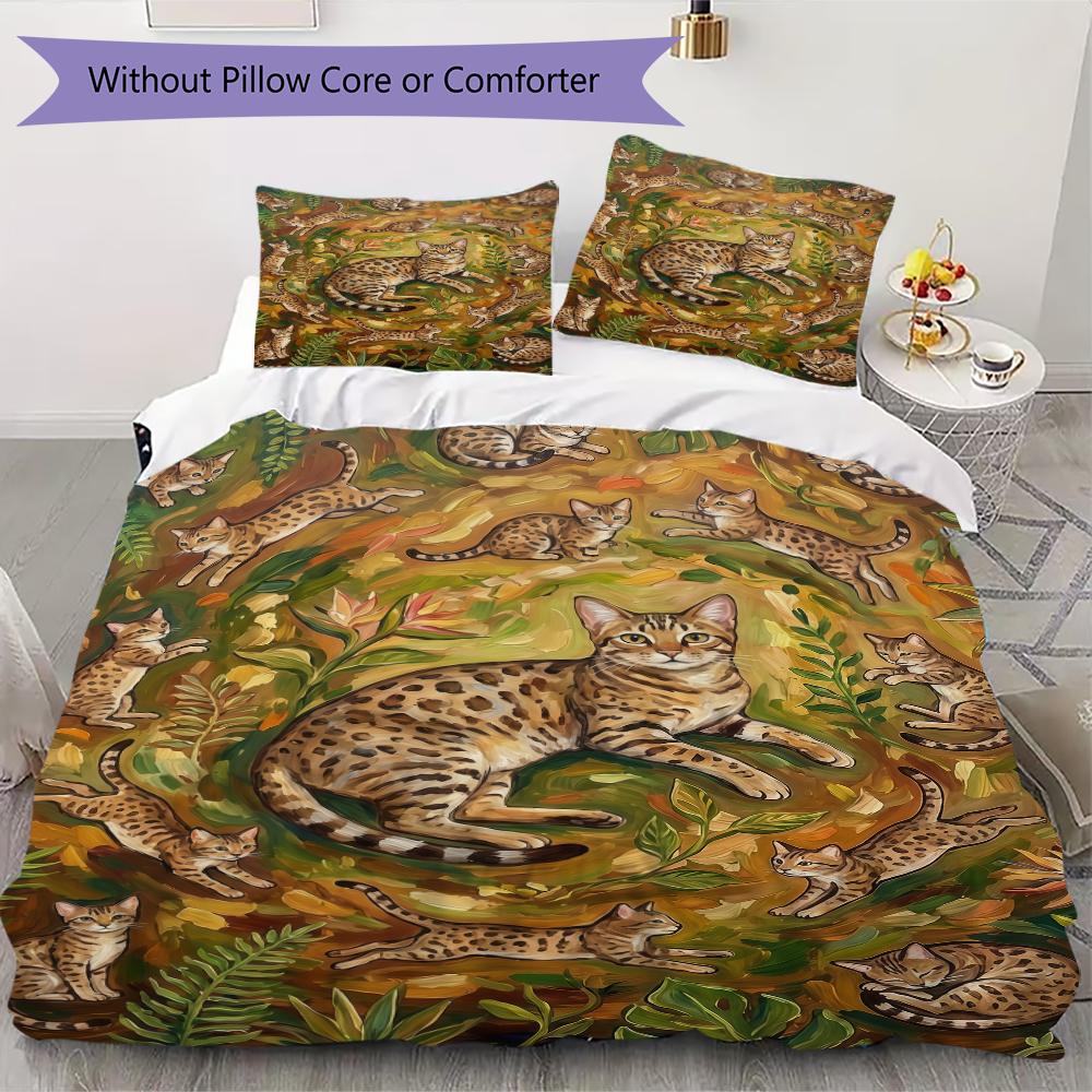 Cute kitten Pattern Bedding uilt Set uilt Cover Pillowcase Home Decoration Birthday Gift (1 * duvet cover + 43 * pillowcase without core) 135x200cm
Cute kitten Pattern Bedding uilt Set uilt Cover Pillowcase Home Decoration Birthday Gift (1 * duvet cover + 43 * pillowcase without core) 135x200cm