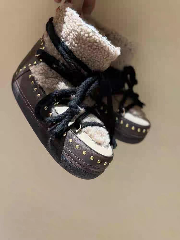 Fashion niche fat head fish autumn and winter fur integrated non-slip warm snow boots 40
Fashion niche fat head fish autumn and winter fur integrated non-slip warm snow boots 40