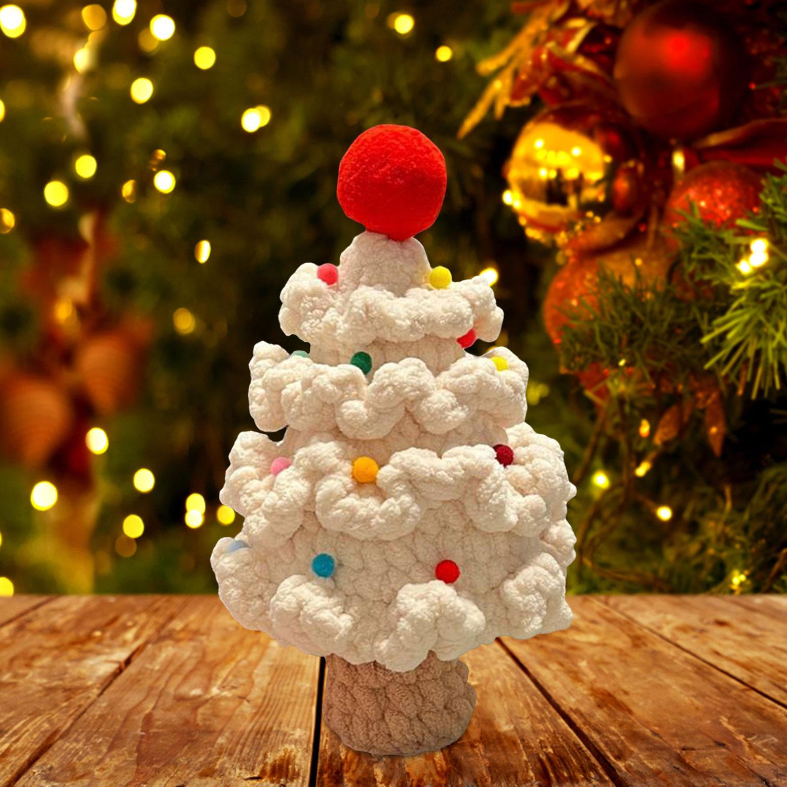 Hand Crocheted Christmas Tree DIY Figurine Sculpture Handmade Knitted for Bedroom Festival білий
Hand Crocheted Christmas Tree DIY Figurine Sculpture Handmade Knitted for Bedroom Festival білий