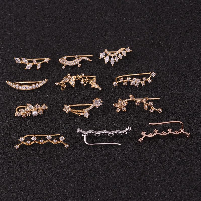 Korean Flower Zircon Ear Studs Fashion Creative Long Ear Bone Studs Ear Piercing Accessories
Korean Flower Zircon Ear Studs Fashion Creative Long Ear Bone Studs Ear Piercing Accessories