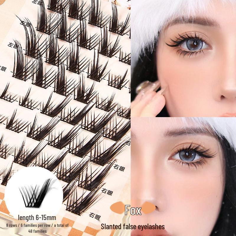 JONBOS Faux Eyelashes: Fox-Eye, Cat-Eye, Dog-Eye, Comic Slanted Style, Single Cluster, Hard Stem
JONBOS Faux Eyelashes: Fox-Eye, Cat-Eye, Dog-Eye, Comic Slanted Style, Single Cluster, Hard Stem