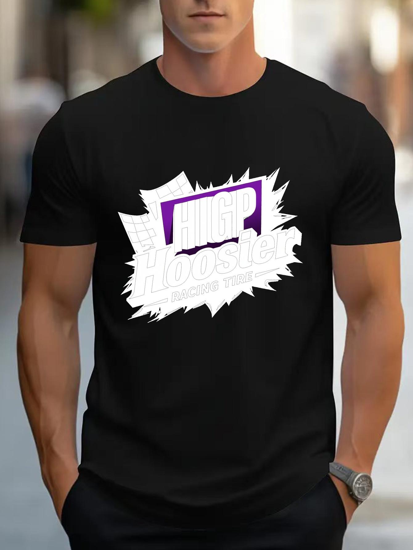Graphic T-shirt - Stretch Knit Fabric - Black with Purple Accents - Lightweight Breathable Tee for Gym S
Graphic T-shirt - Stretch Knit Fabric - Black with Purple Accents - Lightweight Breathable Tee for Gym S