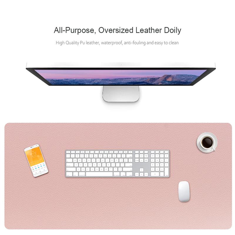 ZD01 90x40cm Extra Large Office Computer Desk Mat Double-sided Table Keyboard Mouse Pad Pink/Silver
ZD01 90x40cm Extra Large Office Computer Desk Mat Double-sided Table Keyboard Mouse Pad Pink/Silver