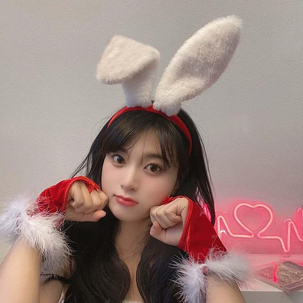 Headgear Bow Bunny Ears Headwear Girl Rabbit Ear Hairband Korean Style Hair Hoop New Year Headband
Headgear Bow Bunny Ears Headwear Girl Rabbit Ear Hairband Korean Style Hair Hoop New Year Headband
