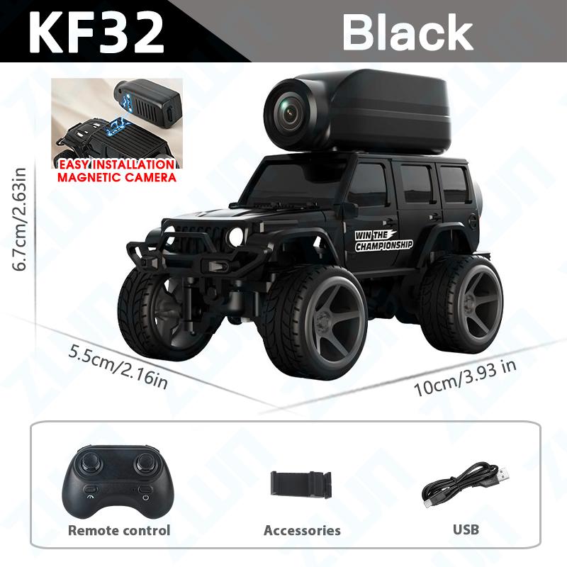KF32 1:64 RC Mini Climbing Alloy Video Car With LED Light and HD Camera Radio Remote Control Vehicle Toy for Kids Best Gift
KF32 1:64 RC Mini Climbing Alloy Video Car With LED Light and HD Camera Radio Remote Control Vehicle Toy for Kids Best Gift