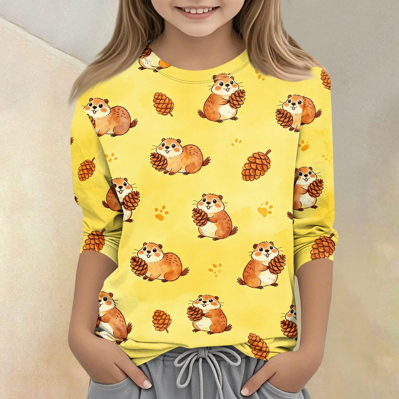Kids Animal Print Crew Neck Three Quarter Sleeve Casual T-Shirt Soft Fabric Comfortable Fit Suitable for Everyday Wear 150
Kids Animal Print Crew Neck Three Quarter Sleeve Casual T-Shirt Soft Fabric Comfortable Fit Suitable for Everyday Wear 150