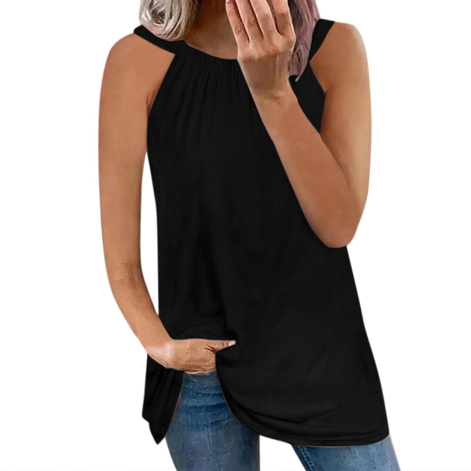 (SU)Женская майка-бандо без бретелек, повседневная летняя свободная рубашка без рукавов для отдыха, туника, майки, топы
(SU)Женская майка-бандо без бретелек, повседневная летняя свободная рубашка без рукавов для отдыха, туника, майки, топы