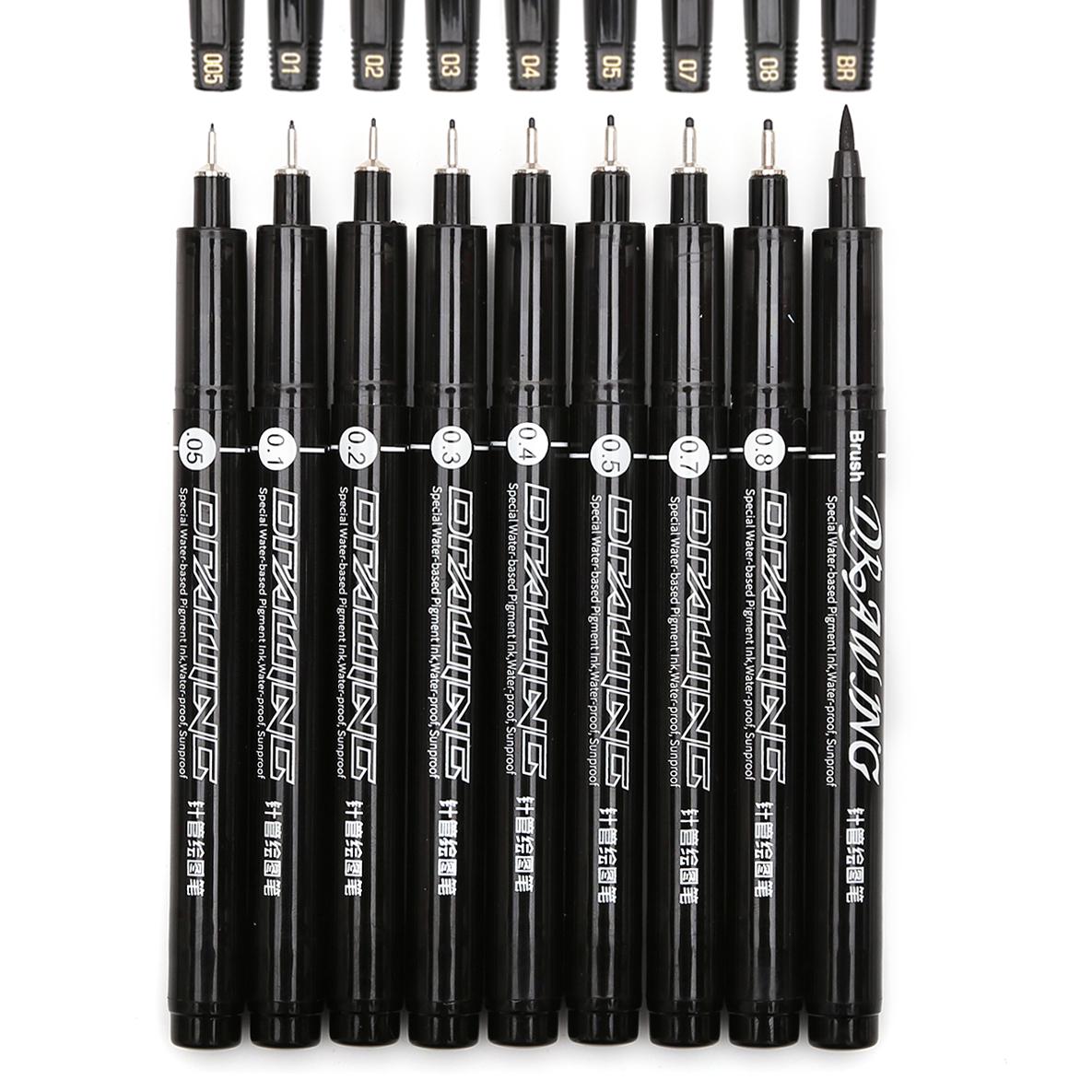 KNOW 9 шт./компл. черный пигментный лайнер Neelde водостойкая ручка для рисования Pigma Micron солнцезащитный маркер
KNOW 9 шт./компл. черный пигментный лайнер Neelde водостойкая ручка для рисования Pigma Micron солнцезащитный маркер