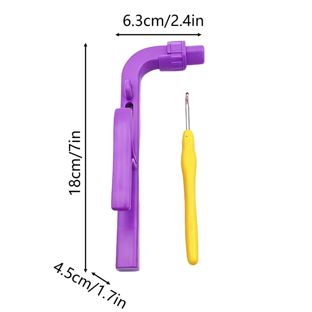 Crochet Needles Craft Supplies Circular Stitching Faster Knitting Yarn Holders Tools For Beginners Professionals Knitters фіолетовий
Crochet Needles Craft Supplies Circular Stitching Faster Knitting Yarn Holders Tools For Beginners Professionals Knitters фіолетовий