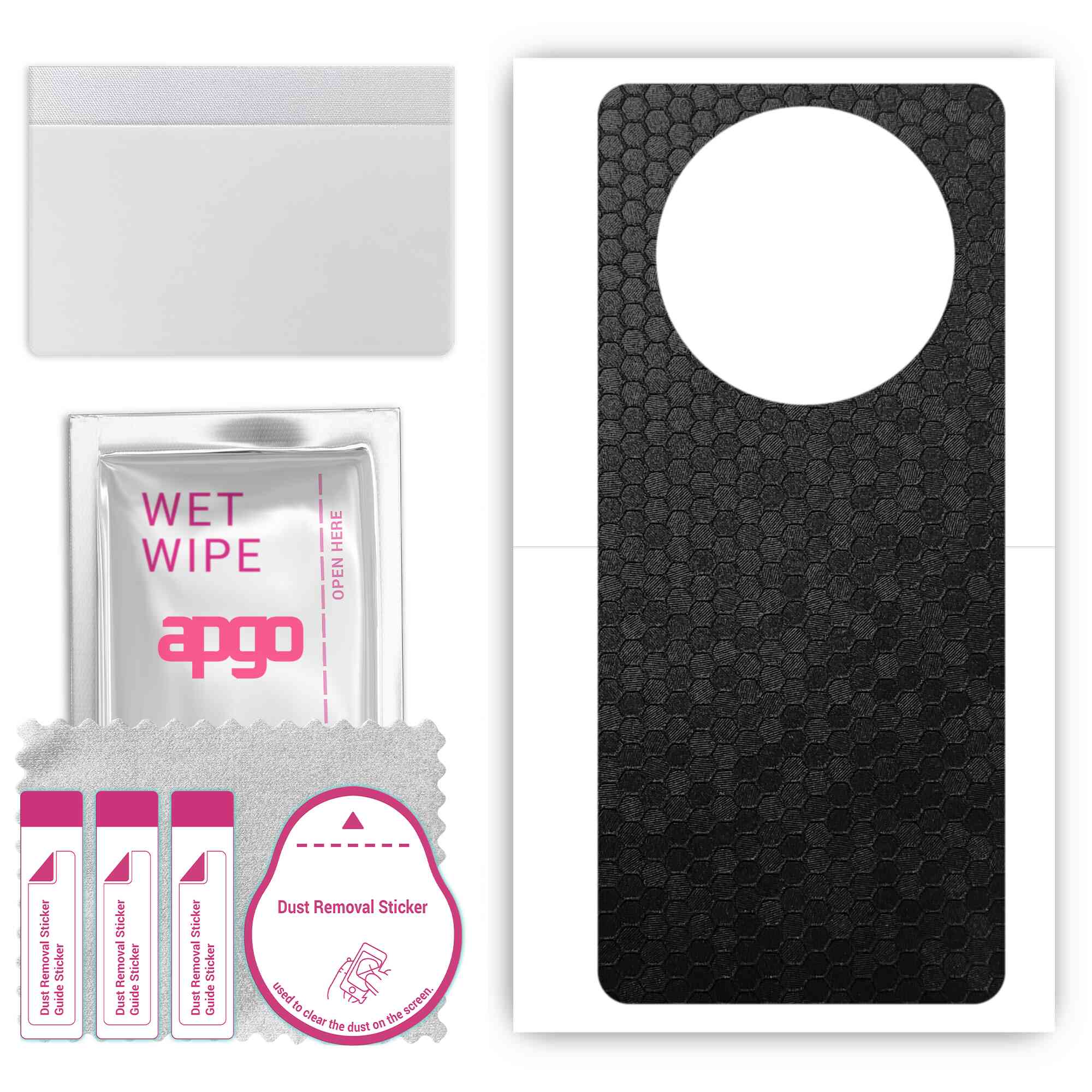 apgo Protective Skin Sticker for the back compatible with Honor X9 4G, Wrap Film, Foil, Vinyl - Pattern Black Honeycomb
apgo Protective Skin Sticker for the back compatible with Honor X9 4G, Wrap Film, Foil, Vinyl - Pattern Black Honeycomb
