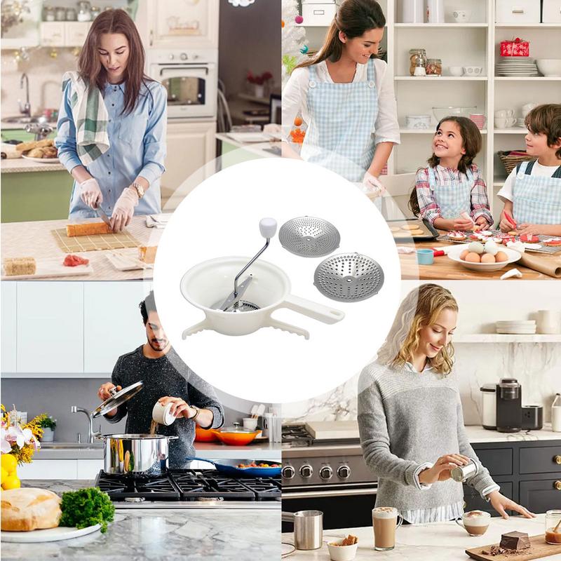 Stainless Steel Hand Crank Manual Grinder for Vegetable Mashed Potato Tomato Applesauce Dishwasher Food Stirrer Food Mill China Mainland
Stainless Steel Hand Crank Manual Grinder for Vegetable Mashed Potato Tomato Applesauce Dishwasher Food Stirrer Food Mill China Mainland