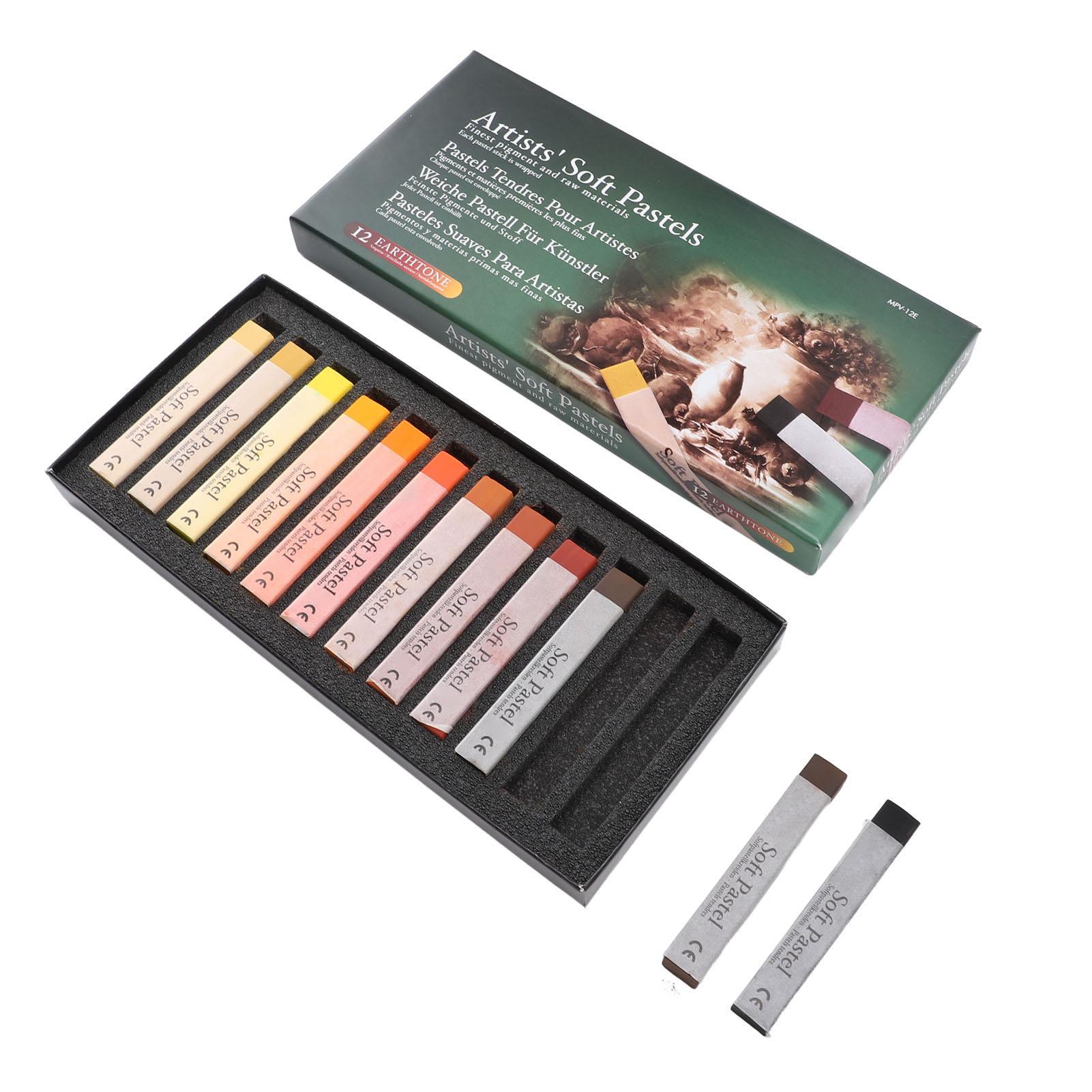 12 Pieces Soft Pastels Art Drawing Painting Graffiti Sketching Pigment Pastel Set for Home School
12 Pieces Soft Pastels Art Drawing Painting Graffiti Sketching Pigment Pastel Set for Home School
