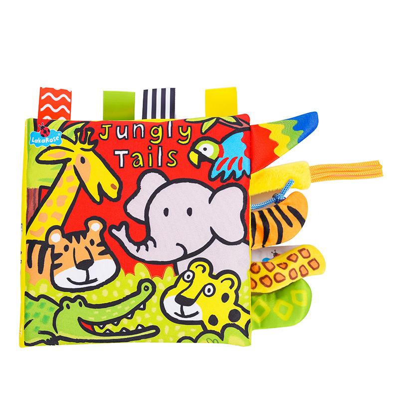 Interactive Baby Tail Design Soft Cloth Books Early Educational Supplies Jungly tails
Interactive Baby Tail Design Soft Cloth Books Early Educational Supplies Jungly tails
