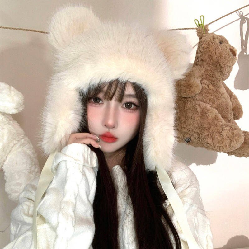 Women s Trooper Hat with Drop Strap Hood Warmer milk
Women s Trooper Hat with Drop Strap Hood Warmer milk
