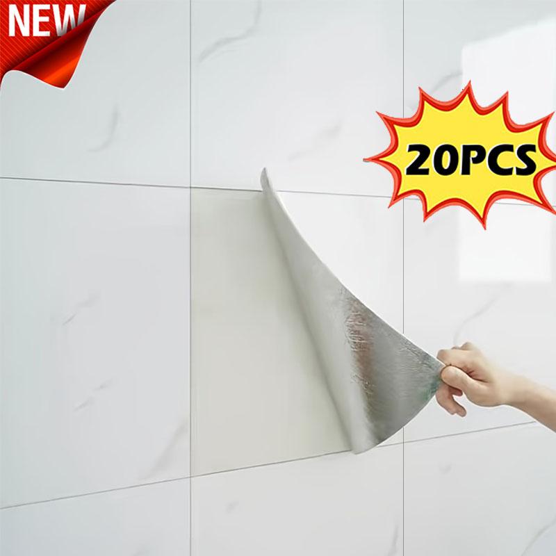 Sheet Paper 30cm*30cm Adhesive Wall Wallpaper Imitation Ceramic Tiles Bathroom Peel and Stick Wallpaper Waterproof Wall Stickers 30cmX30cm-15pcs
Sheet Paper 30cm*30cm Adhesive Wall Wallpaper Imitation Ceramic Tiles Bathroom Peel and Stick Wallpaper Waterproof Wall Stickers 30cmX30cm-15pcs