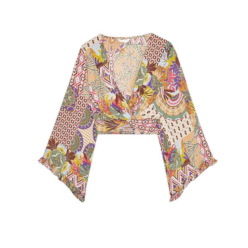 Holiday Style Print Long sleeve V-neck Top 2880210 Print Loose High Waist Casual Trousers 2883210 Multicolor Tops L
Holiday Style Print Long sleeve V-neck Top 2880210 Print Loose High Waist Casual Trousers 2883210 Multicolor Tops L