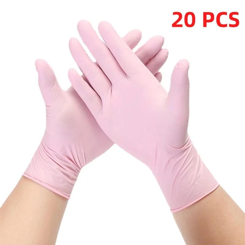 20/50/100PCS Pink Nitrile Gloves Disposable Latex Gloves Powder Free for Household Cleaning Beauty Salon Working Kitchen Gloves L
20/50/100PCS Pink Nitrile Gloves Disposable Latex Gloves Powder Free for Household Cleaning Beauty Salon Working Kitchen Gloves L