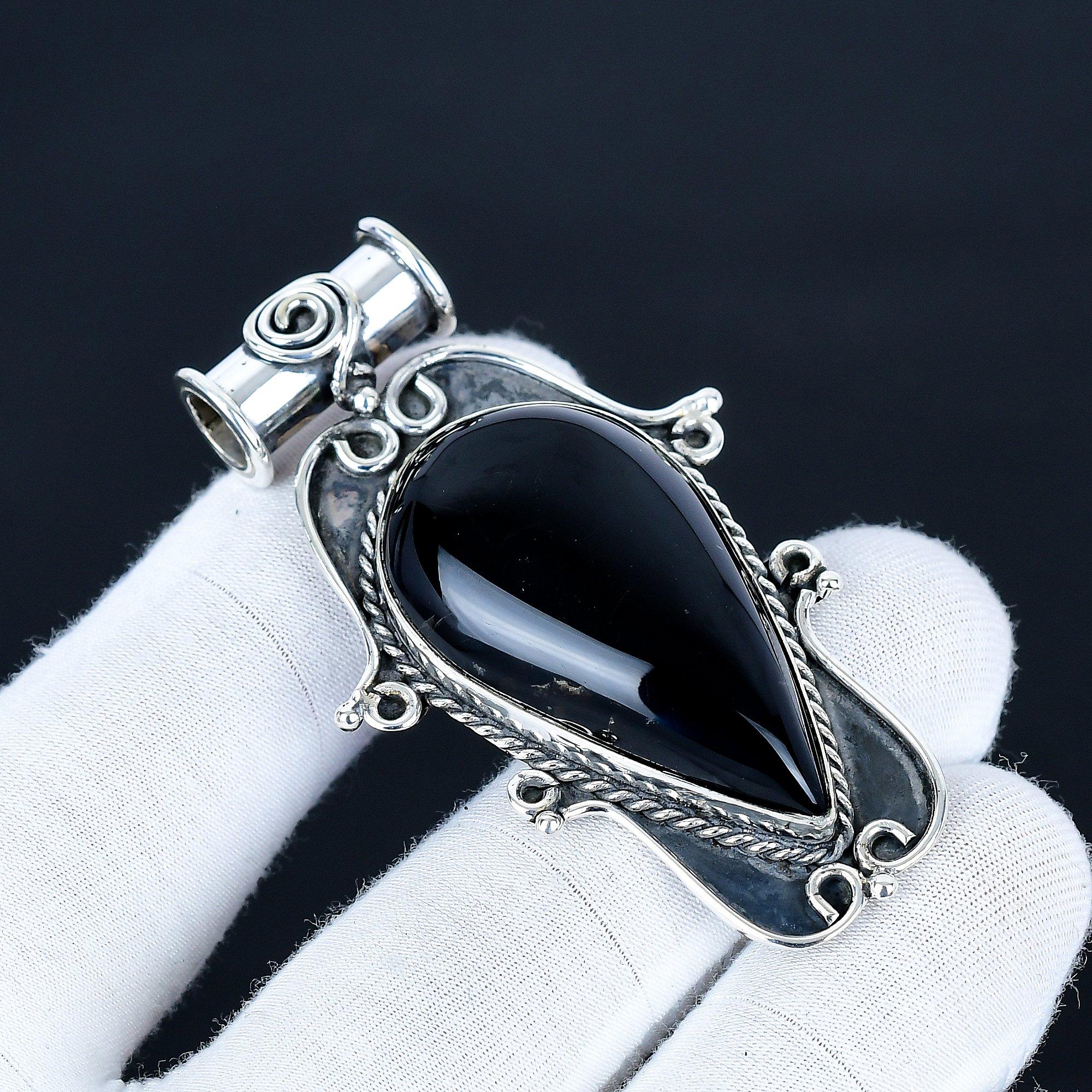 Black Onyx Pendant, 925 Sterling Silver Handmade Jewelry, Black Onyx Silver Pendant, Party Wear Jewelry For Women s, Pendant Engagement Gift 7.5 Cm
Black Onyx Pendant, 925 Sterling Silver Handmade Jewelry, Black Onyx Silver Pendant, Party Wear Jewelry For Women s, Pendant Engagement Gift 7.5 Cm