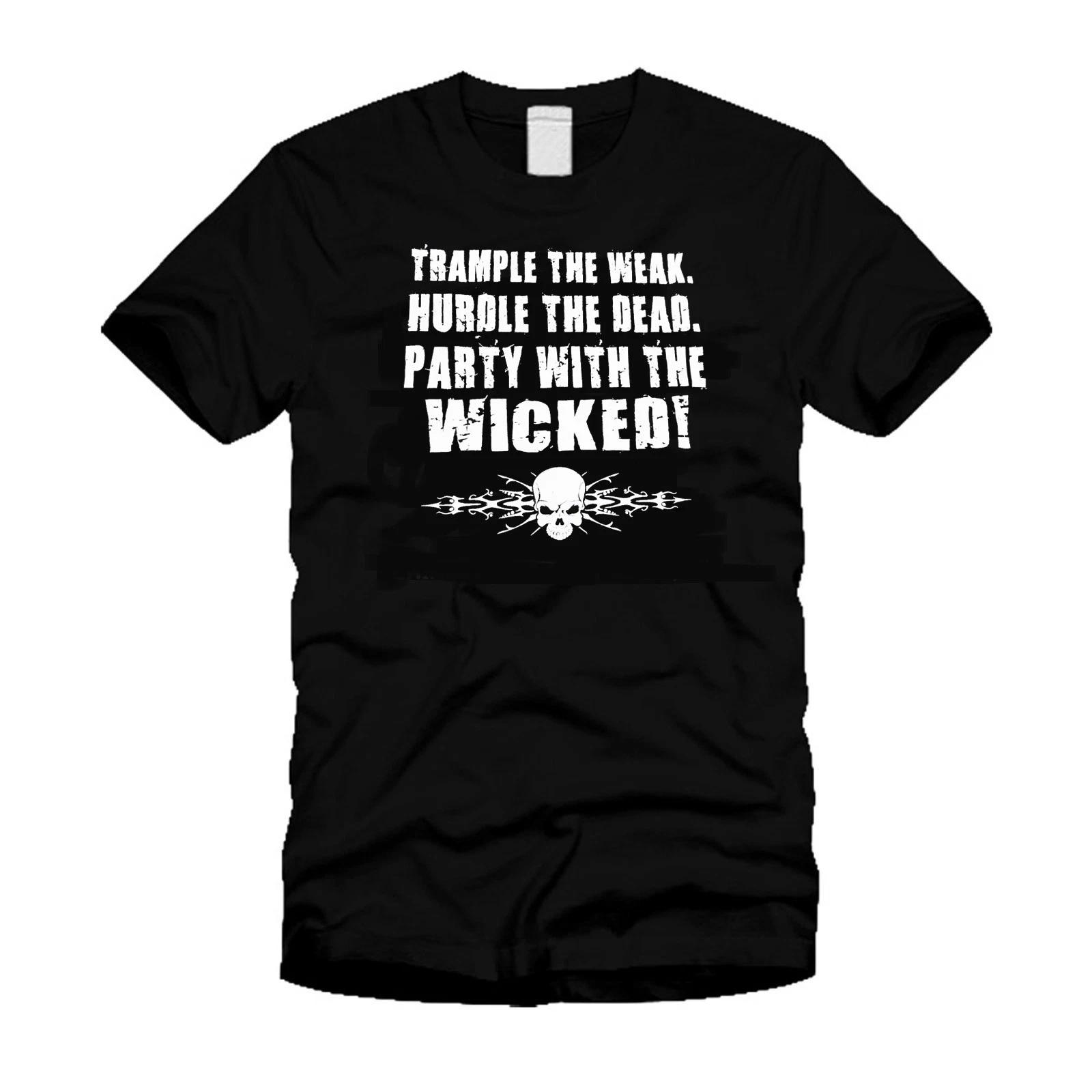 Trample The Weak - Cool Stylish Modern Funny Black T-Shirt 3XL
Trample The Weak - Cool Stylish Modern Funny Black T-Shirt 3XL