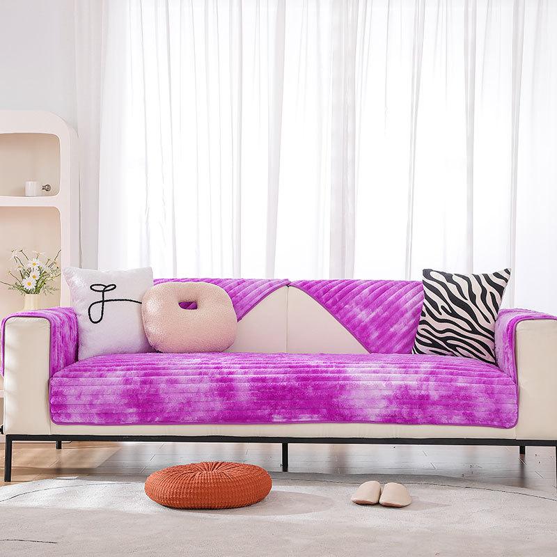 Кролик плюшевый чехол для дивана Зимний утолщенный теплый цвет Длинные линии Подушки Нескользящие Гостиная Кожаный диван Спинка Подлокотники Мягкие 110x180
Кролик плюшевый чехол для дивана Зимний утолщенный теплый цвет Длинные линии Подушки Нескользящие Гостиная Кожаный диван Спинка Подлокотники Мягкие 110x180