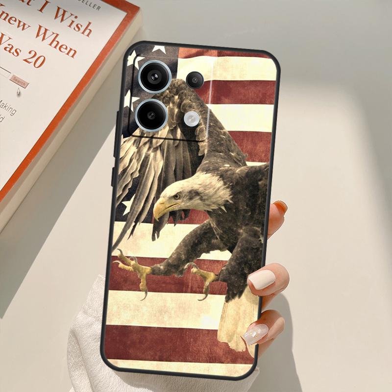 American USA Flag Eagle Funda For Xiaomi Redmi Note 14 10 11 12 13 15 Pro Plus Case For Redmi 15 14C 10C 12C 13C 15C Redmi 13 4G
American USA Flag Eagle Funda For Xiaomi Redmi Note 14 10 11 12 13 15 Pro Plus Case For Redmi 15 14C 10C 12C 13C 15C Redmi 13 4G