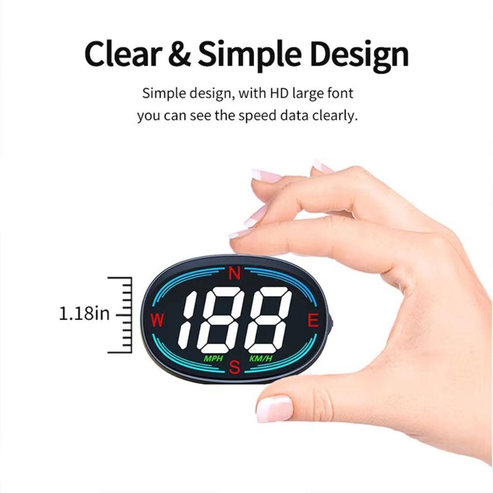 Compass Car Digital Speedometer Overspeed Alarm Vehicle Speed Meter Auto Electronics Accessories KM/H
Compass Car Digital Speedometer Overspeed Alarm Vehicle Speed Meter Auto Electronics Accessories KM/H