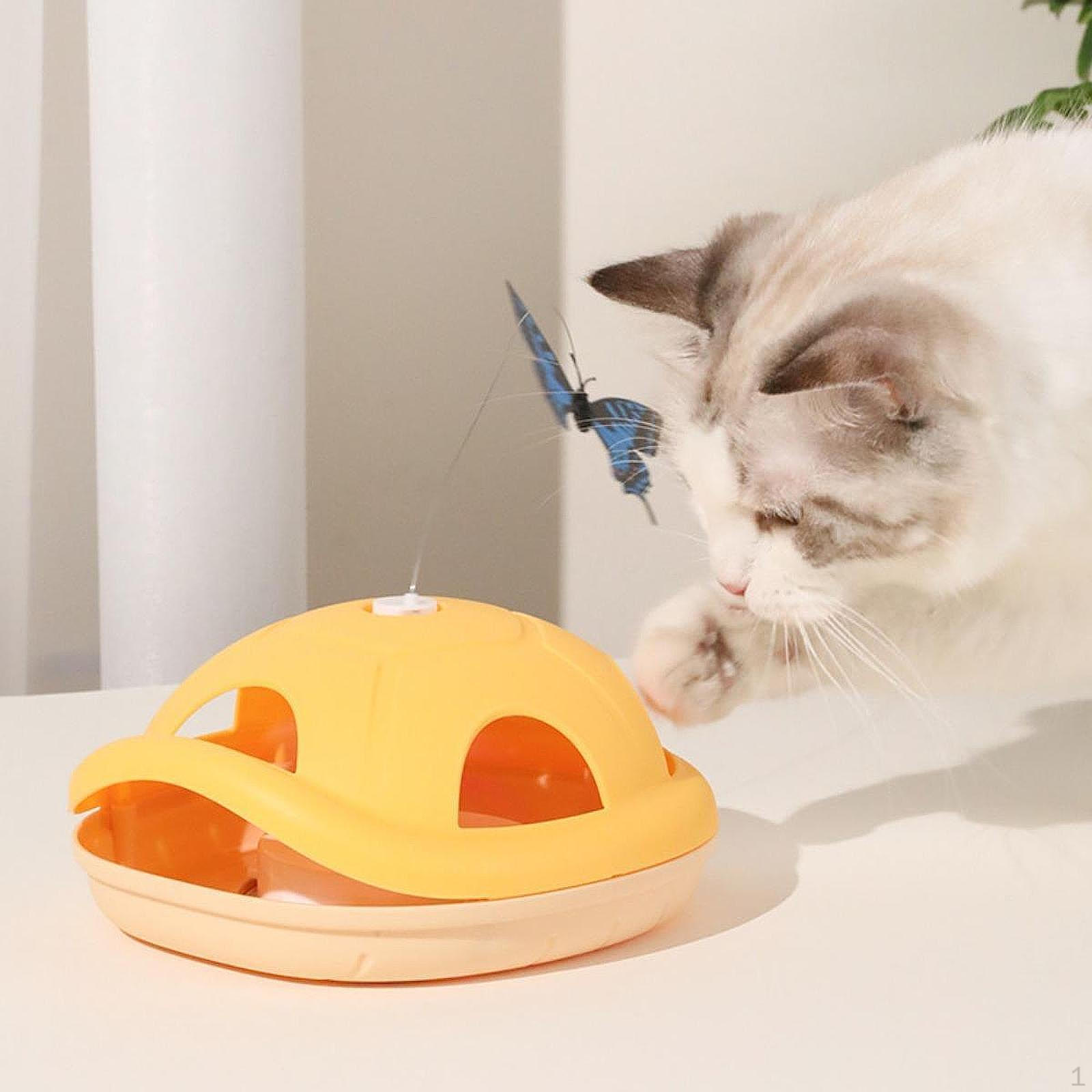 Cat Toy with Feather And Rotating Butterfly for Indoor золотий
Cat Toy with Feather And Rotating Butterfly for Indoor золотий