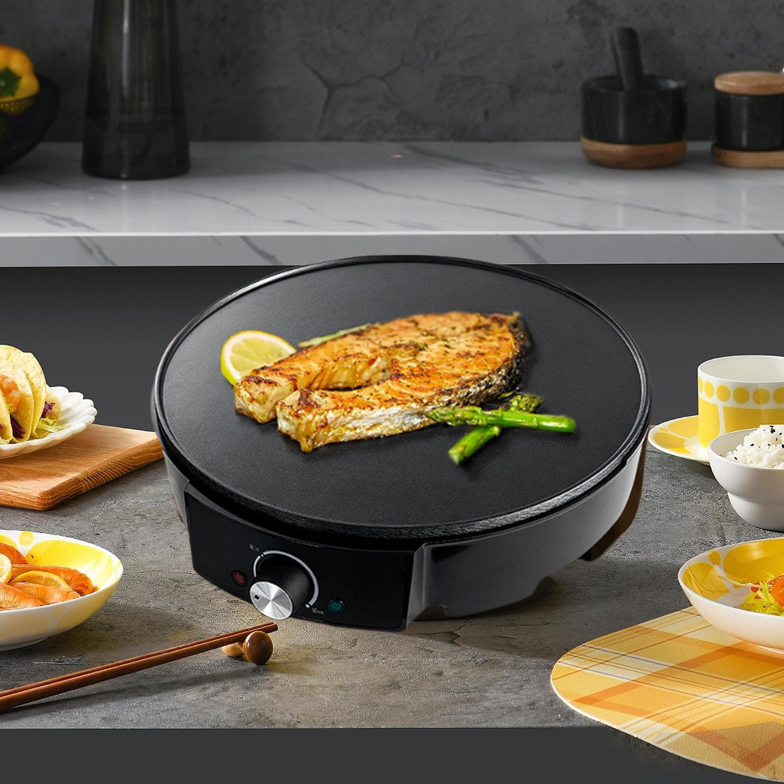 Pancake Maker Machine, Crepe Making Tools, Multipurpose 30cm Round Pan Machine for Omelettes,
Pancake Maker Machine, Crepe Making Tools, Multipurpose 30cm Round Pan Machine for Omelettes,