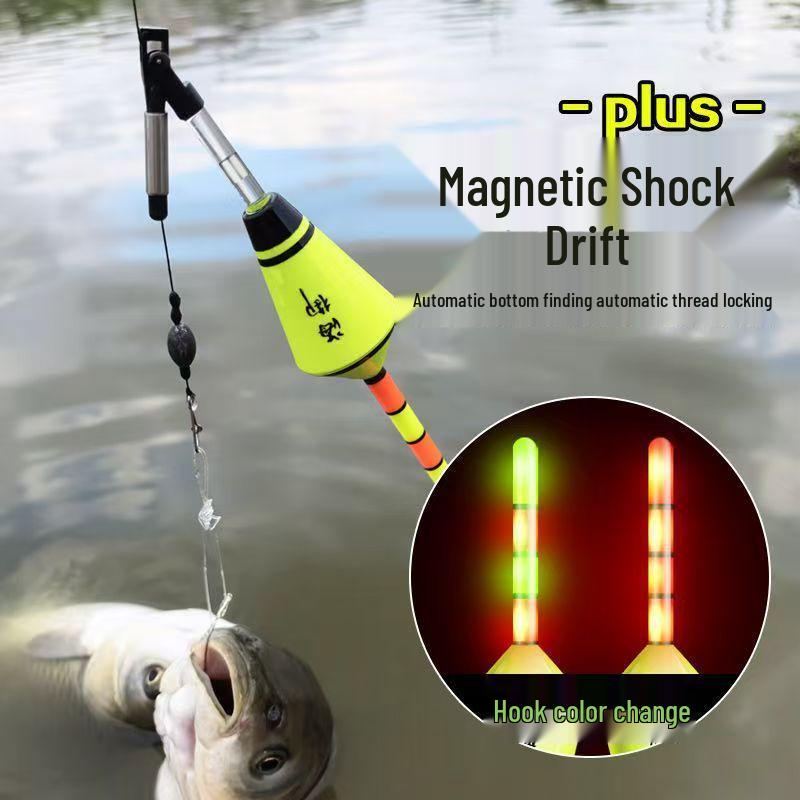Glow-in-the-Dark Thickened Fishing Float for Myopic Users - Super Bright, Electronic, Day/Night Use Luminous (Single Float)
Glow-in-the-Dark Thickened Fishing Float for Myopic Users - Super Bright, Electronic, Day/Night Use Luminous (Single Float)