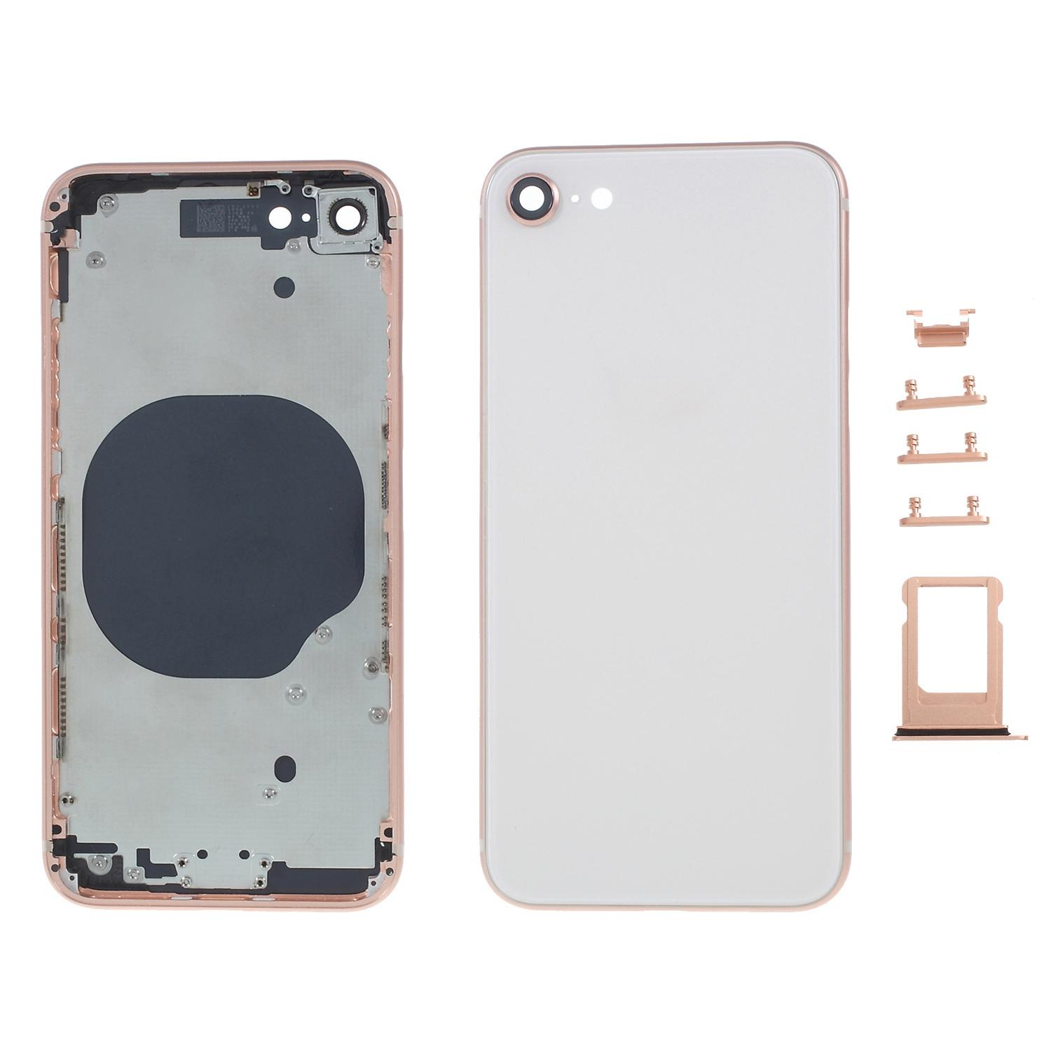 For iPhone 8 4.7 inch Back Battery Housing Cover+Middle Plate Frame+Side Buttons Replacement Part (without Logo) Pink
For iPhone 8 4.7 inch Back Battery Housing Cover+Middle Plate Frame+Side Buttons Replacement Part (without Logo) Pink