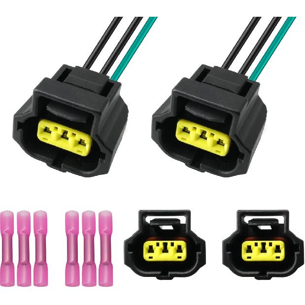 2 Pcs Alternator Plug Wiring Harness Pigtail Compatible with Ford Lincoln Mercury Alternator Brake Fluid Level Sensor Repalce WPT118 1U2Z-14S411-TA
2 Pcs Alternator Plug Wiring Harness Pigtail Compatible with Ford Lincoln Mercury Alternator Brake Fluid Level Sensor Repalce WPT118 1U2Z-14S411-TA
