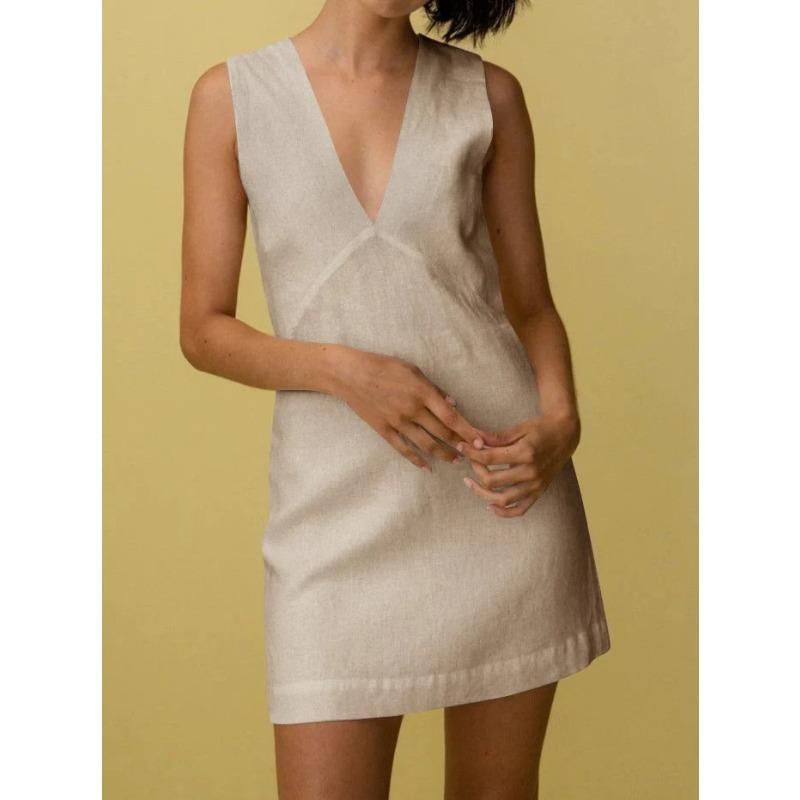 YYFS Women s Fashion Summer Spring Solid Color Print Sleeveless V-Neck Loose Waistline Casual Dresses XXL
YYFS Women s Fashion Summer Spring Solid Color Print Sleeveless V-Neck Loose Waistline Casual Dresses XXL