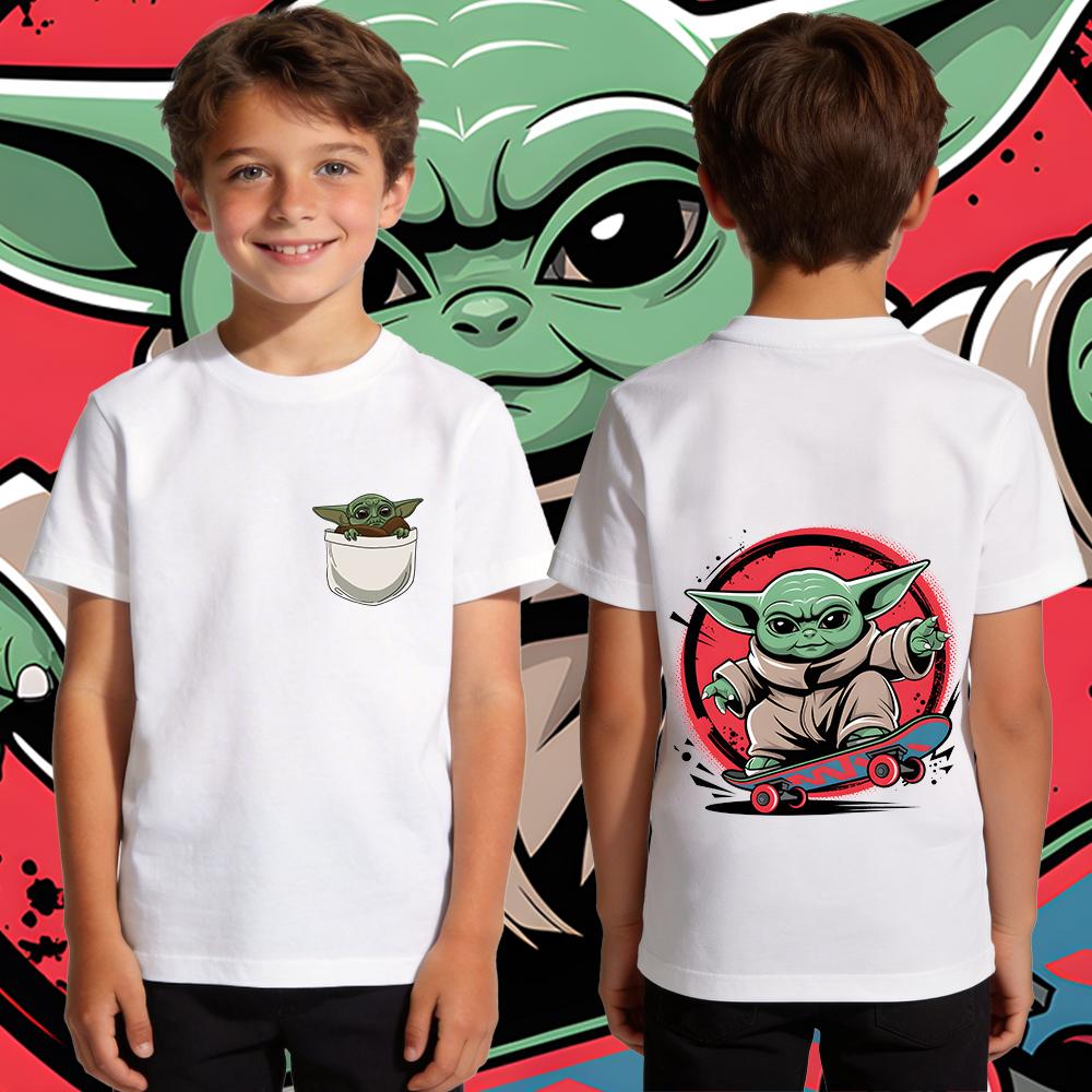Kids Boys Yoda Graphic T Shirt Cotton Casual Soft Breathable Star Wars Child Clothing Summer Top Toddler Tee 110
Kids Boys Yoda Graphic T Shirt Cotton Casual Soft Breathable Star Wars Child Clothing Summer Top Toddler Tee 110