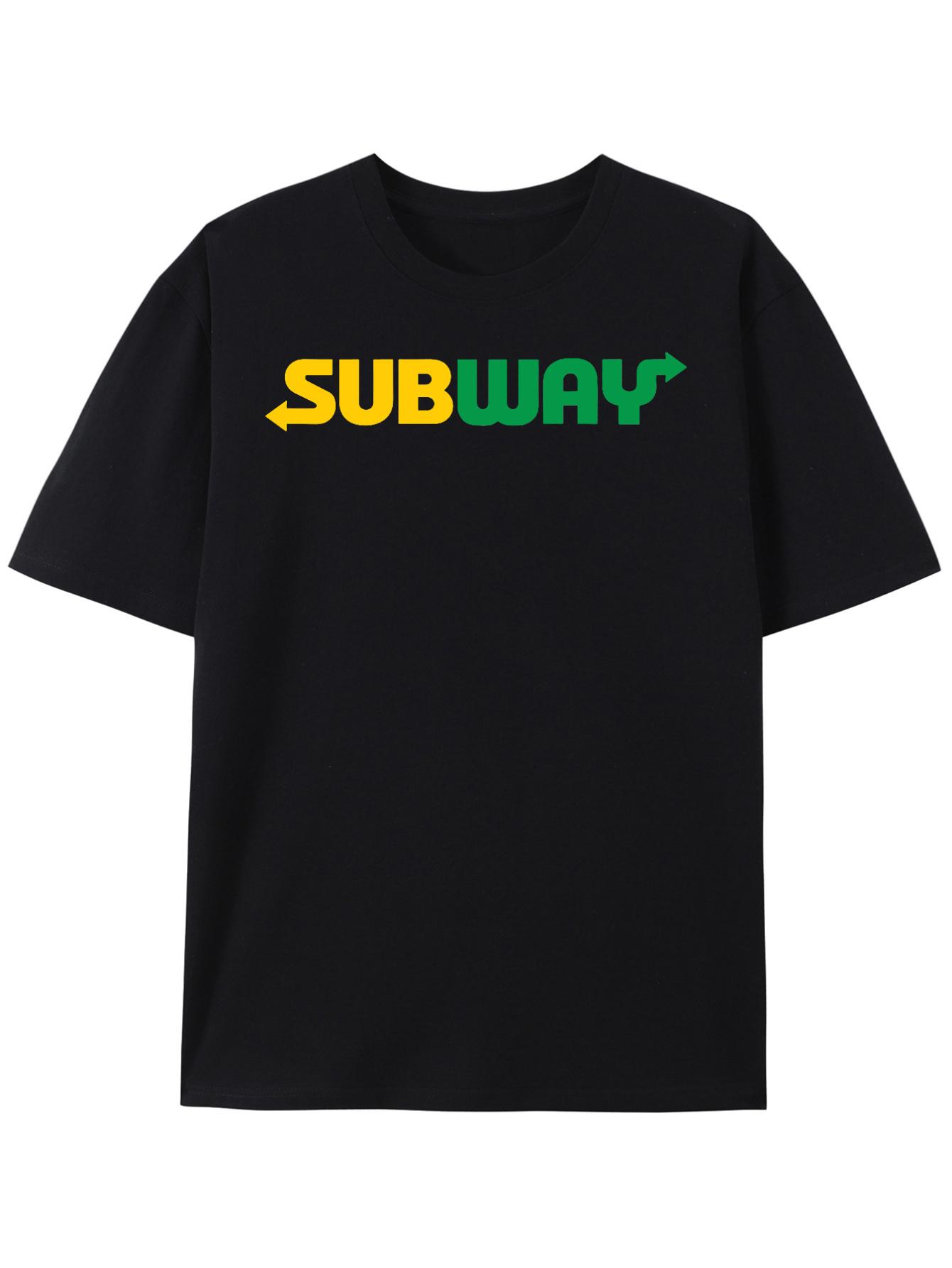 Classic Black Cotton T-shirt with Subway Print - Loose Fit XXL
Classic Black Cotton T-shirt with Subway Print - Loose Fit XXL