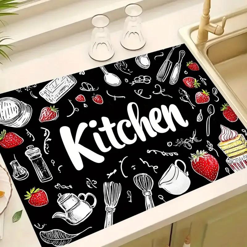 Кухонный супервпитывающий коврик Кофейный коврик для сушки посуды Коврик для сушки Быстросохнущая дренажная подкладка для ванной комнаты Подставка под кухонный смеситель 20x30cm
Кухонный супервпитывающий коврик Кофейный коврик для сушки посуды Коврик для сушки Быстросохнущая дренажная подкладка для ванной комнаты Подставка под кухонный смеситель 20x30cm