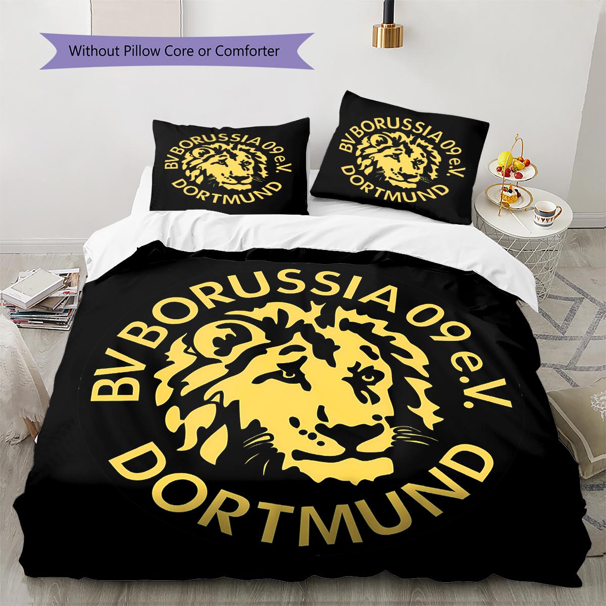 BVB Pattern Bedding,Quilt Set Quilt Cover Pillowcase Home Birthday Gift (1 * duvet cover + 2 * pillowcase, without core) 135x200cm
BVB Pattern Bedding,Quilt Set Quilt Cover Pillowcase Home Birthday Gift (1 * duvet cover + 2 * pillowcase, without core) 135x200cm