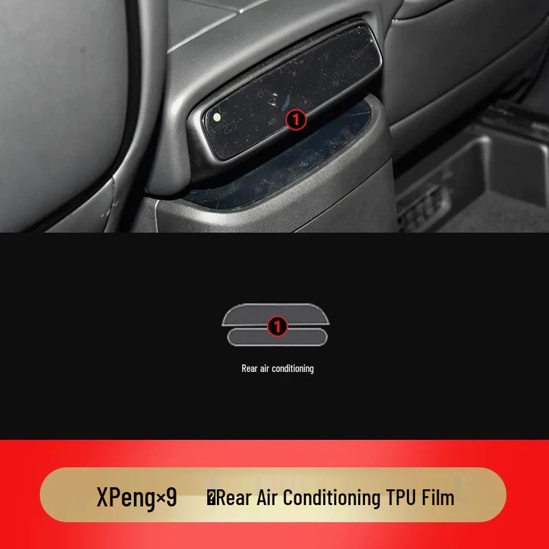 XPeng X9 Interior Protective Film: Center Console, Dashboard, Navigation, Gear Shift Screen - High-Quality TPU.
XPeng X9 Interior Protective Film: Center Console, Dashboard, Navigation, Gear Shift Screen - High-Quality TPU.