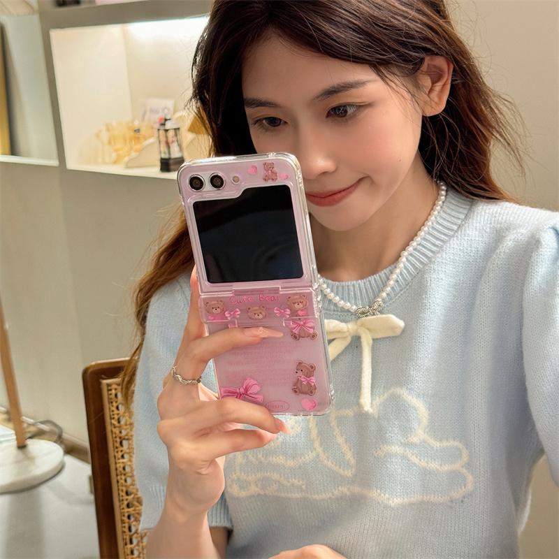 Чехол для Samsung Galaxy Z Flip 3 4 5 6 Z Flip5 ZFlip5 Мультяшный бант медведь браслет прозрачная противоударная задняя крышка For Z Flip 6
Чехол для Samsung Galaxy Z Flip 3 4 5 6 Z Flip5 ZFlip5 Мультяшный бант медведь браслет прозрачная противоударная задняя крышка For Z Flip 6