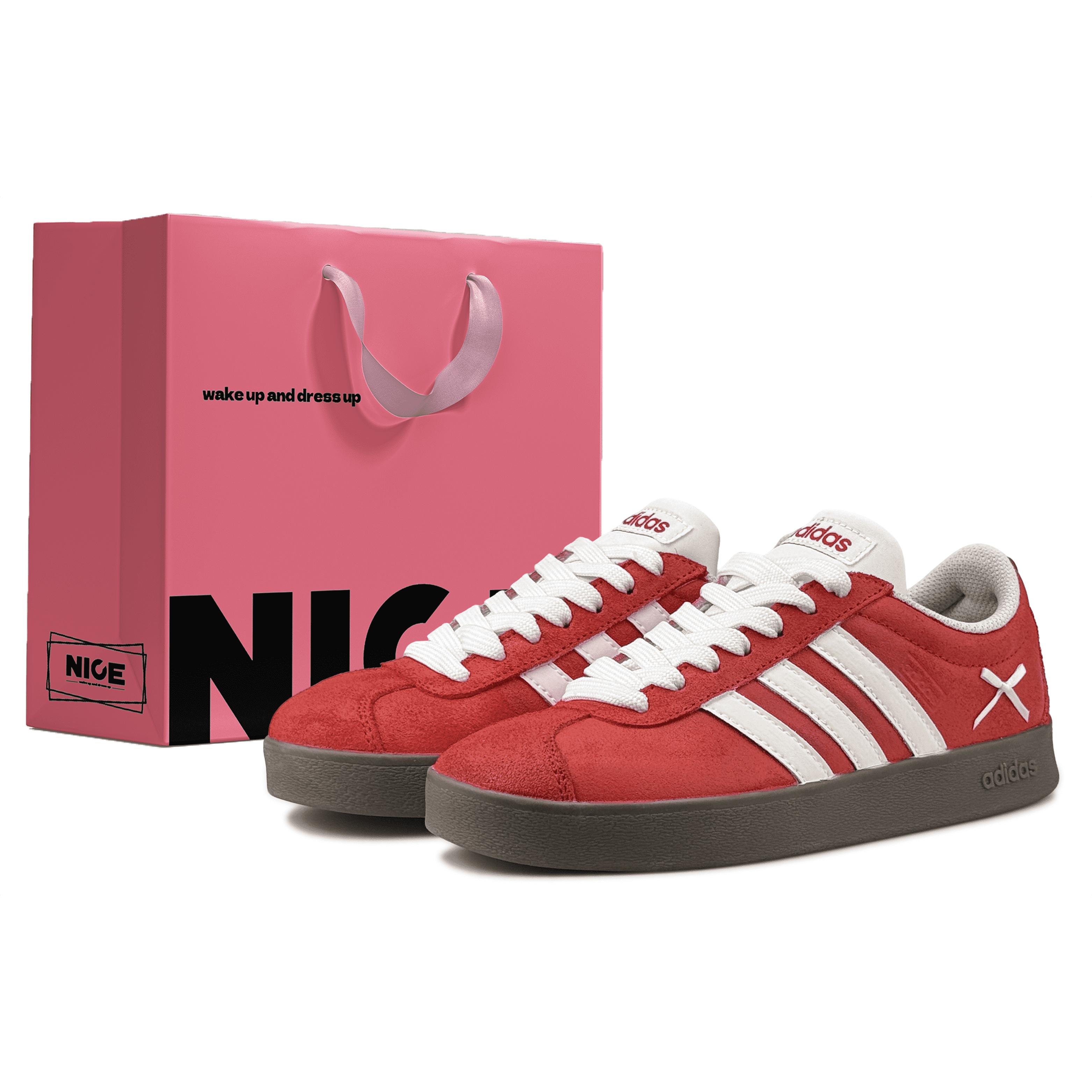 Adidas VL COURT 2.0 Abrasion Resistant Lightweight Wear resistant And Lightweight Low top Skateboard Shoes Unisex Red HQ1802(Team1324-LD) 38
Adidas VL COURT 2.0 Abrasion Resistant Lightweight Wear resistant And Lightweight Low top Skateboard Shoes Unisex Red HQ1802(Team1324-LD) 38