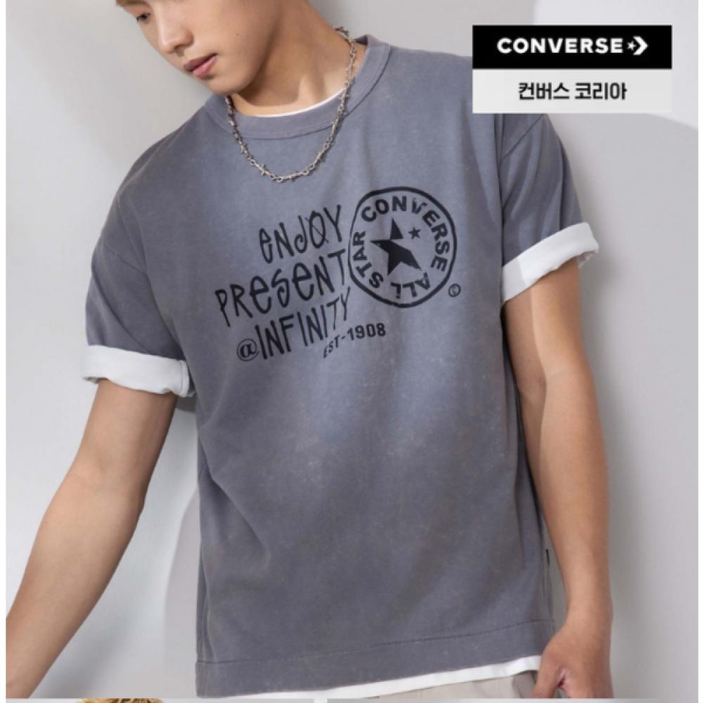 Converse VinTage Logo Washing ShorT Sleeve T shirT Loose quieT Shade Ucj755 G6m 90
Converse VinTage Logo Washing ShorT Sleeve T shirT Loose quieT Shade Ucj755 G6m 90